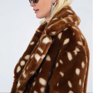 Jakke Bambi Faux Fur Coat
